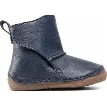 Dívčí obuv Dětské zimní kozačky Froddo vysoké nad kotník kožené na suchý zip s vlnou