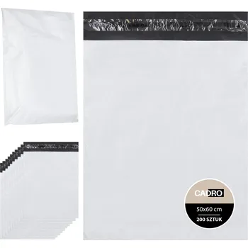 Obálka Plastové obálky 500x600 šedé silné fóliové obálky 200 ks