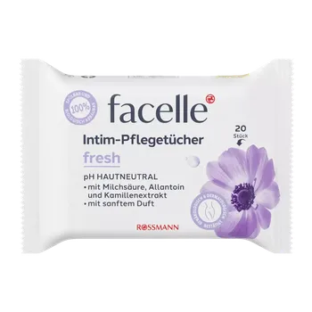 Intimní hygienický prostředek facelle Vlhčené ubrousky pro intimní hygienu Fresh 20 ks