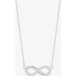 Preciosa Stříbrný náhrdelník Waikiki, nekonečno s kubickou zirkonií Preciosa 5318 00