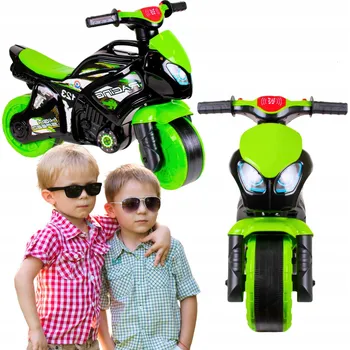 Odrážedlo Odrážedlo Technok Toys černo-zelený se zvukem Věk 3+