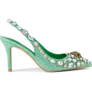 Dámské lodičky Lodičky Kurt Geiger London Belgravia C High Sling zelená barva, 5385873609 77X, EUR 36