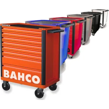 Mobilní dílenský vozík na nářadí Bahco E72, 8 zásuvek