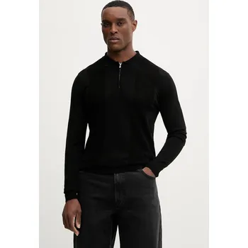 Pánský svetr Svetr Karl Lagerfeld pánský, černá barva, 561302.655011 99X, vel. M