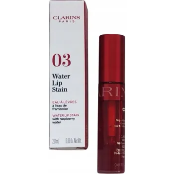 Rtěnka CLARINS WATER LIP STAIN Tónovací balzám na rty ČERVENÁ RED WATER 2,8ML MINIATURA