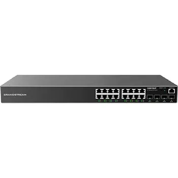 Switch Grandstream GWN7802P Managed Network PoE Switch 16 1Gbps portů s PoE, 4 SFP porty