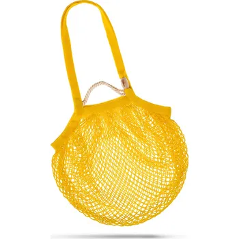 Nákupní taška Česká síťovka BIO bavlněný KOŠ Ekocentrik - síťová taška přes rameno - červená