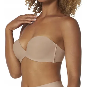Podprsenka Triumph podprsenka bardotka, balkonetka béžová velikost 75C