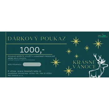 Gadget Jelínek Vánoční dárkový poukaz 1000,-