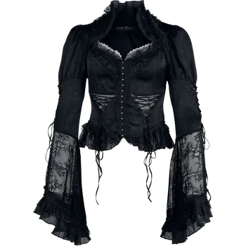 Dámská košile Halenka Gotika z Punk Rave - Košile Goth Gorgeous - Ženy - černá