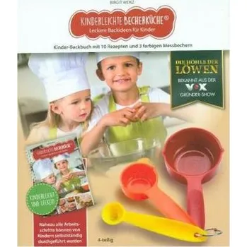 Leckere Backideen für Kinder, m. Messbecher-Set 3-tlg. - Wenz, Birgit