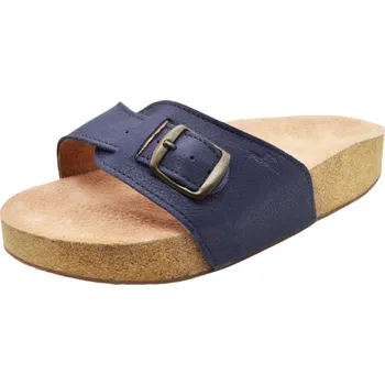 Dámské pantofle Korkové pantofle z pravého korku a kůže PEGRES dámské - modrá /korkáče/ vel. 42