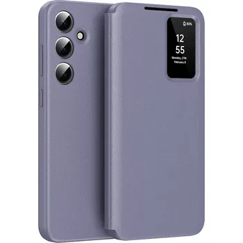 Pouzdro na mobilní telefon Pouzdro Samsung Galaxy A16 4G / 5G Smart View Techsuit, fialové