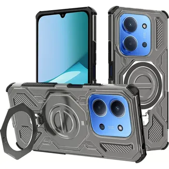 Pouzdro na mobilní telefon Kryt Xiaomi Redmi 15C 4G/5G, Carbon Shield PRO, smoke