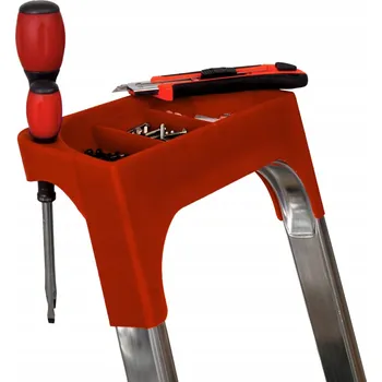 Žebřík POLIČKA NA NÁŘADÍ PRO HLINÍKOVÝ ŽEBŘÍK DOMÁCÍ UNIVERZÁLNÍ PROFIL 4 CM