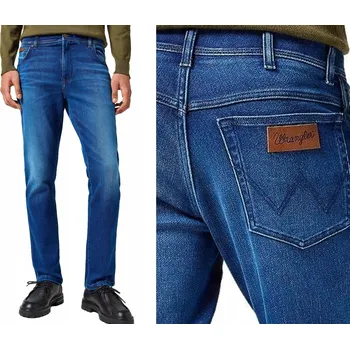 Pánské džíny Wrangler TEXAS SLIM W36 L36 Pánské džíny rovného střihu