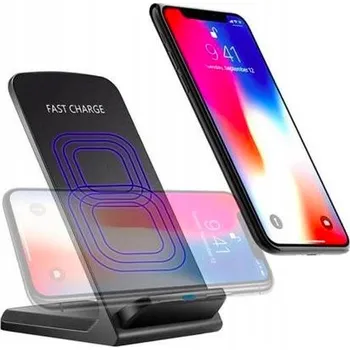 ŁADOWARKA INDUKCYJNA BEZPRZEWODOWA RYCHLÁ NABÍJECÍ STANICE 10W USB-C QI DO SÍTĚ