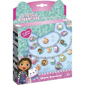 kreativní sada Totum kreativní sada na výrobu náramků se třpytkami Gábinin Kouzelný Domek