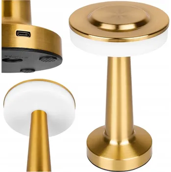 Lampička Stolní lampa, Noční světlo, Školní lampa, E27, LED, USB, akumulátor Nastavitelná