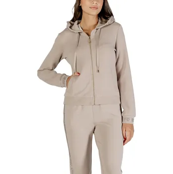 Dámská mikina Liu Jo dámská mikina na zip Liu Jo krémová 3490410