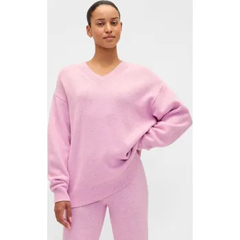 Dámská móda GAP Oversize CashSoft svetr GAP růžová 3492574