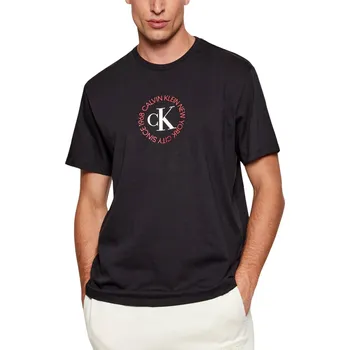 Pánské oblečení Calvin Klein Jeans T-Shirt Uomo Calvin Klein černá | krémová 3488908