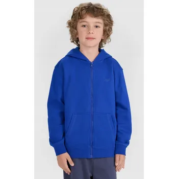 Chlapecká mikina 4F Chlapecká Tepláková mikina kobaltová, velikost 122 (6-7 let)