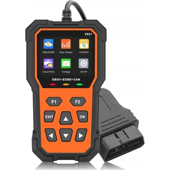 Autodiagnostika DIAGNOSTICKÝ TESTER ROZHRANÍ SKENER OBD2 VOZIDLA OSOBNÍ AUTOMOBILY POLSKÝ V521