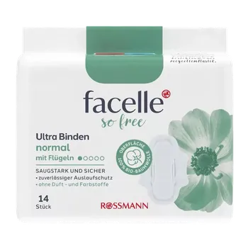Menstruační vložka facelle Hygienické vložky So Free Ultra Normal s křidélky 14 ks