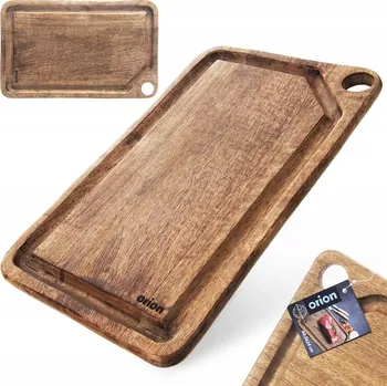 Kuchyňské prkénko ORION Prkénko dřevo MANGO 40,5x24 cm drážka