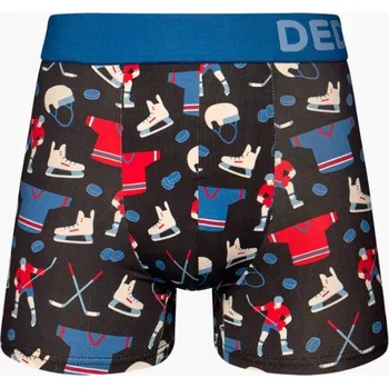 Pánské spodní prádlo PÁNSKÉ BOXERKY SE VZOREM DEDOLES 2009 HOKEJOVÁ VÝBAVA S