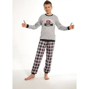 Chlapecké pyžamo Chlapecké pyžamo Cornette "Big truck" 966/95 Young velikost 134/140