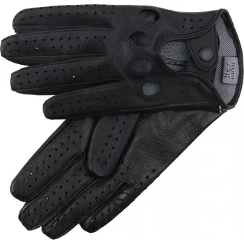 Rukavice Špongr Řidičské rukavice BOHEM z černé jelení kůže s podšívkou NanoAg Velikost: 9 1/2"