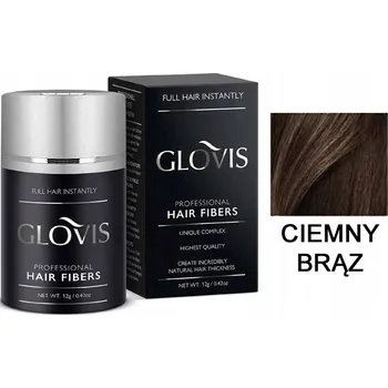 Stylingový přípravek Glovis Professional tmavě hnědá 12 g mikro vlákna pro zahuštění vlasů