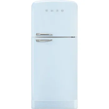 Lednice Smeg FAB50RPB5 pastelově modrá retro chladnička + Dárek Frosch EKO Čistič na kuchyně s přírodní sodou 500 ml