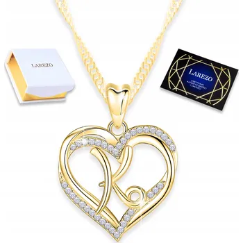 Přívěsek Zlatý Náhrdelník 14K Písmeno Stříbro 925 Písmenko K se Zirkony Pozlacený 585