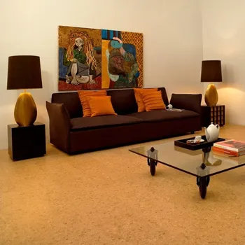 vinylová podlaha Korková lepená podlaha Champagner, natur