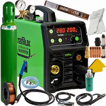 Svářečka Svářečka MIG/MAG, MMA, TIG Trafilux 25-200 A 230 V