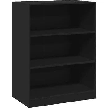 Šatní skříň Šatní skříň černá 77 x 48 x 102 cm kompozitní dřevo