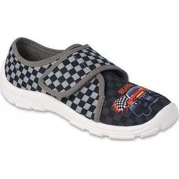 Chlapecké bačkory Befado dětské papuče na suchý zip, černé, velikost 31