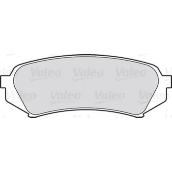 Brzdová destička Sada brzdových destiček, kotoučová brzda VALEO 301865