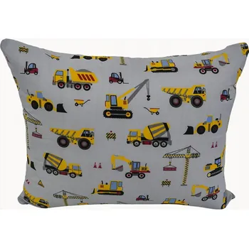 Povlak na polštářek Povlak na polštáře 70 x 50 cm Głęboki Sen Bagry/Stavební Stroje