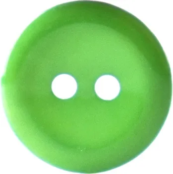 Knoflík Pro Háčkování Knoflík kulatý plast 15 mm zelený