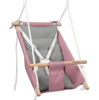 Dětská houpačka Tulano Hop 40 růžovo-šedá (TN-HOP 40 PINK-GREY)