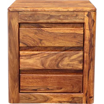 Noční stolek Dřevěný noční stolek z masivu palisandr 45x50x40