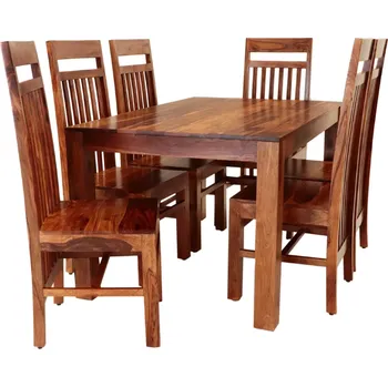 Jídelní set Jídelní set masiv pro 6 osob z masivu palisandr