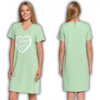 Dámské noční prádlo Moraj košile noční dámská košile dámská noční krátký rukáv před kolena velikost L