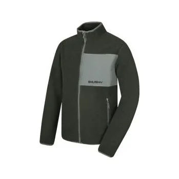 Pánská mikina Husky Addy Zip M faded green S; Zelená mikina + DÁREK DLE VÝBERU!