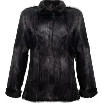 Dámský kožich Sikora Inge Tmavě hnědá M