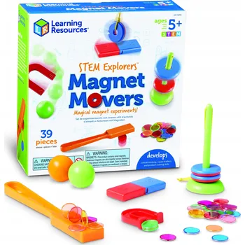 Dřevěná hračka Vzdělávací sada Learning Resources Magnet Movers